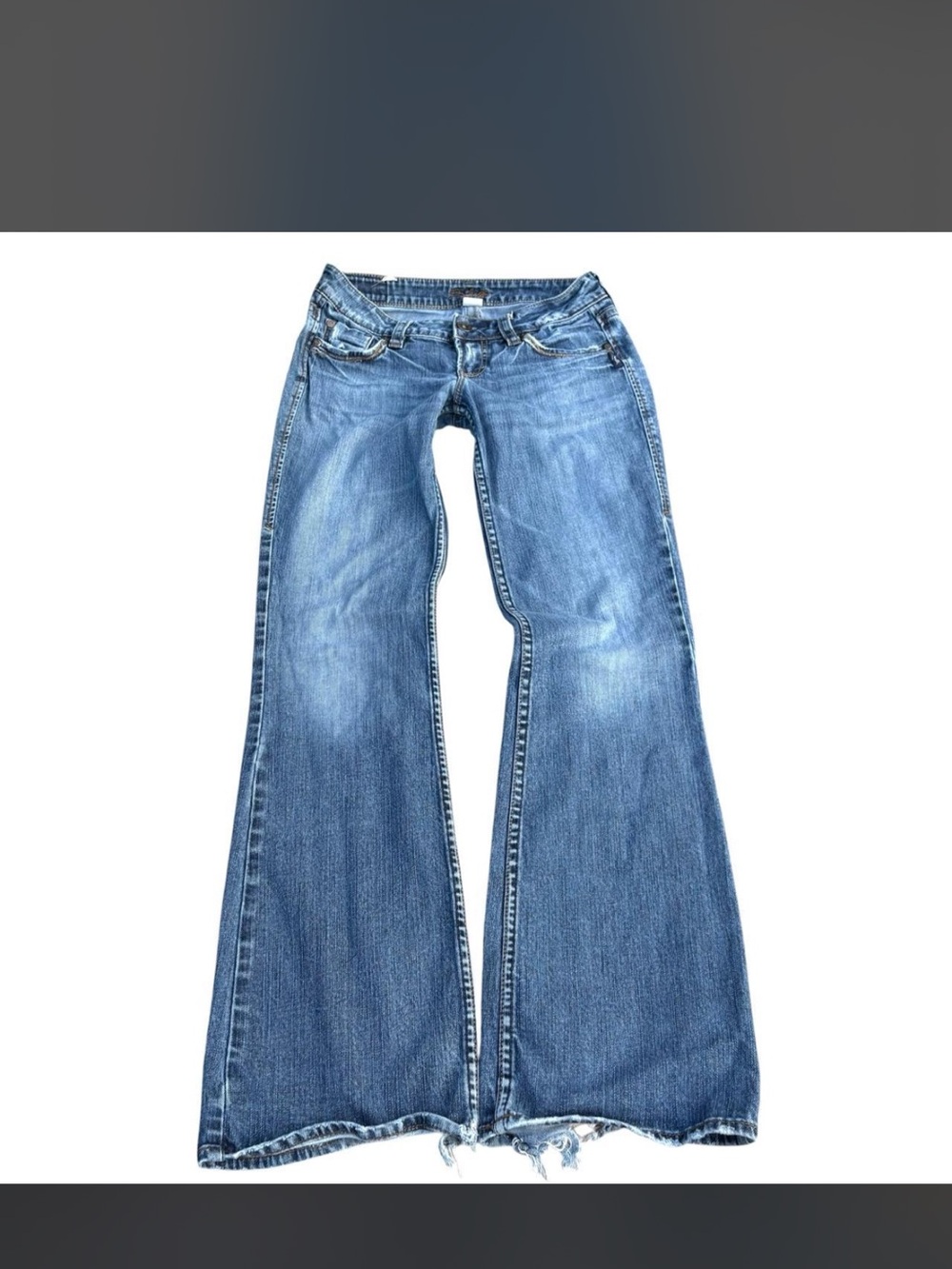 Women’s Blue Flared Jeans - Classic Denim